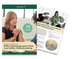 Rekrytera ledningsgrupp - ladda ner guide från Signpost Executive