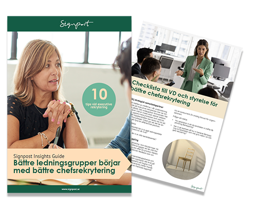 Ladda ner guide: Checklista till VD och styrelse för bättre chefsrekrytering